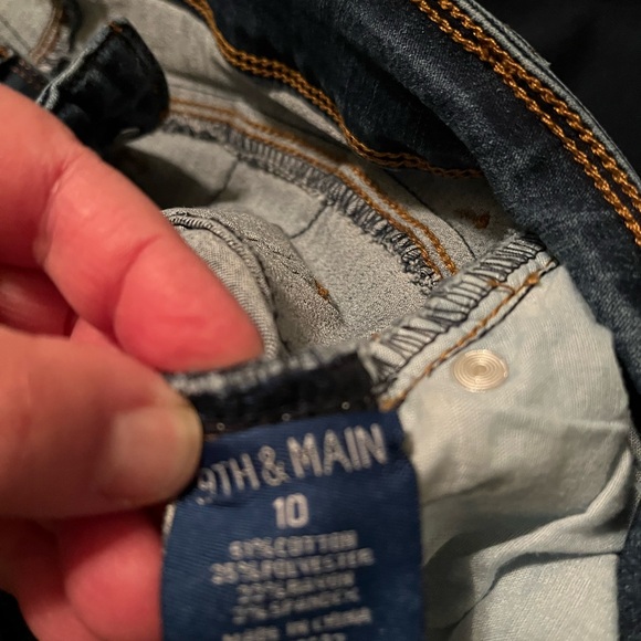 9th & Main Women's Dark Blue Stretch Skinny Jeans Size 10 - Picture 7 of 7